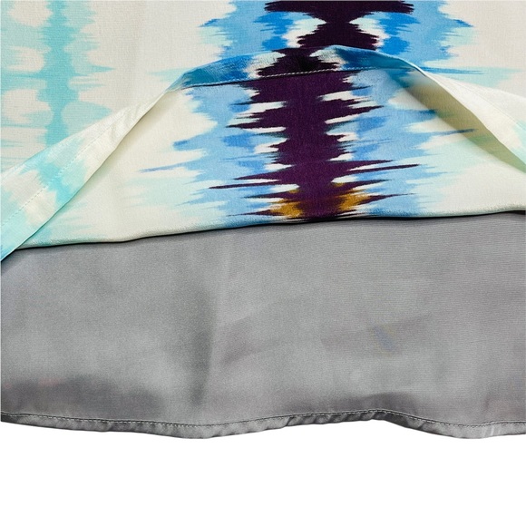 Charlie Jade Silk Ladder Back Marlow Dress in Blue Tie Dye Print Size Small - Picture 10 of 16